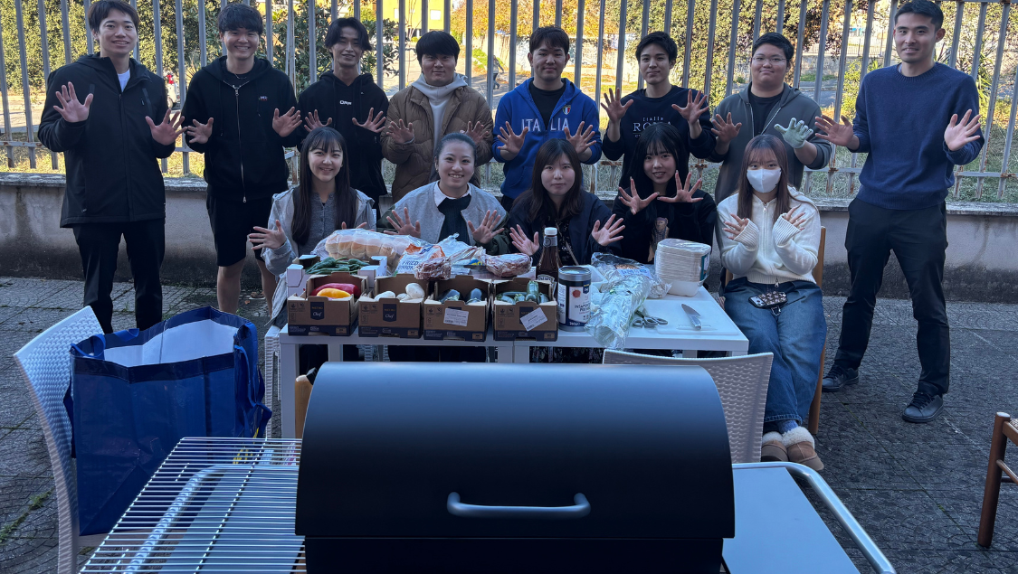 BBQの集合写真