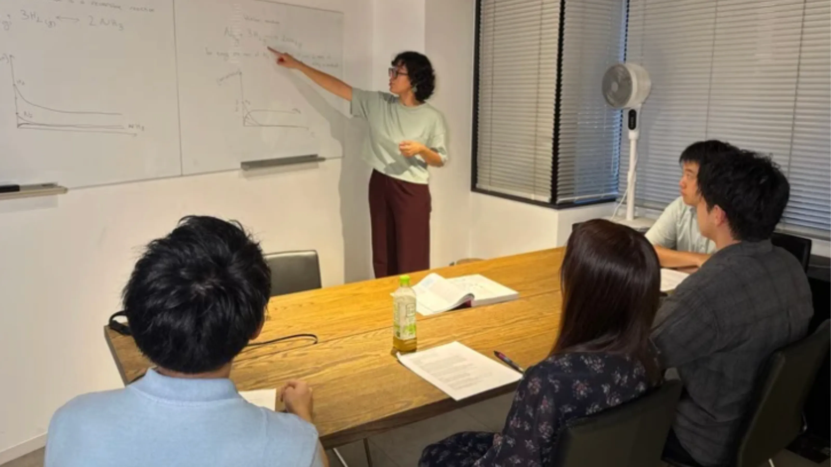 夏期講習 対面講義の様子